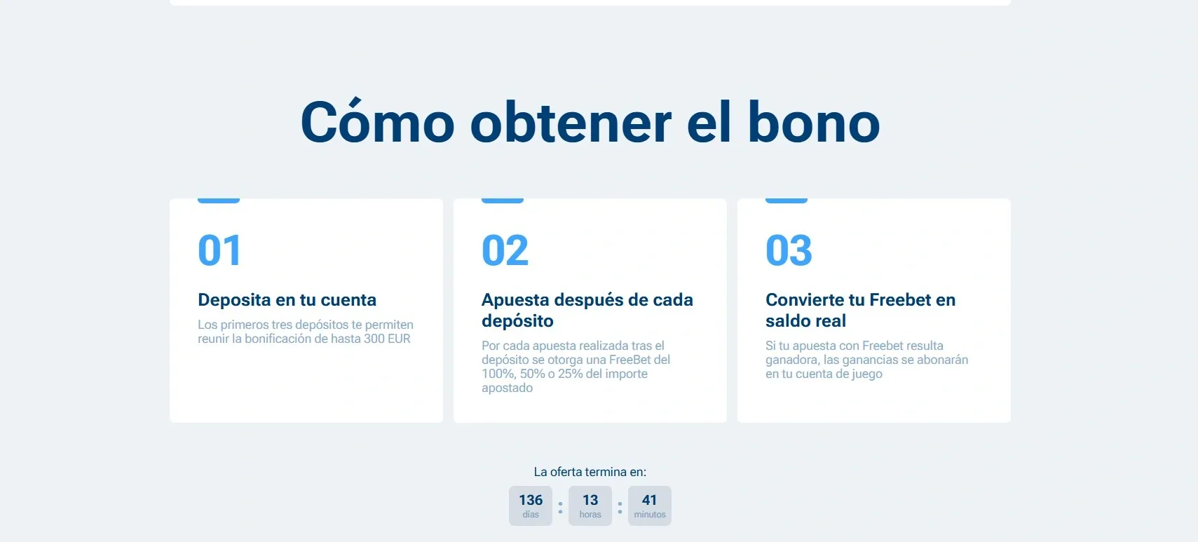 Bono de bienvenida 1xBet y requisitos legales